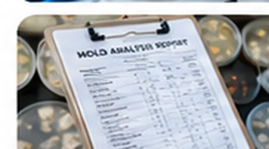 Mold laboratory report and inspection findings