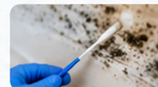 Surface swab sampling of suspected mold growth